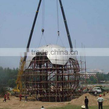 Modern Sport Abstract Metal Craft Stainless Steel Sport Ball Sculpture photo-3