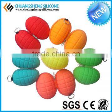 Bomb Shape Silicone Coin Purse, Key Bag photo-5