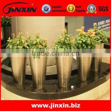 Modern Stainless Steel Large Decorative Vases for Floor