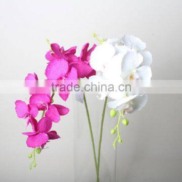 Two Branches Decorative Butterfly Orchid Artificial Butterfly Orchid Flowers Landscaping Flowers photo-3