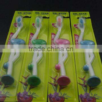 Wholesale Soft Grip New Products 2017 Kids Antislip Handle Tooth Brushes photo-6