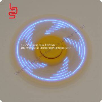 Color Changing Shapes LED Flashing Finger Spinner Eco-friendly Children Toy Adult Toy Relax Toy photo-4