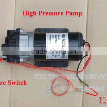 High pressure pumps DC18V 2.8L/min 7A Miniature diaphragm pump With pressure switch Spray Pump DC self-priming pump