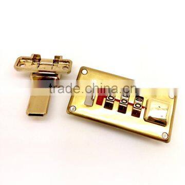 Smaller Combination Number Lock With Hasp for Pilot Case, Combination Lock With Push Buttom for Suitcase, Left Hand photo-4
