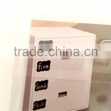 Decorative Chalkboard Label for Glass Bottle, Lovey Design Chalkboard Label Sticker, Elephant, Frog, Fish Pattens photo-5