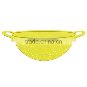 Kitchen Utensils Silicone Colorful Flat Strainer With Antiskid Handle Pot Cover Pan Lid photo-4