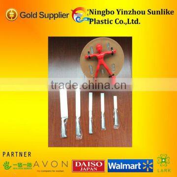 2014 best 5pcs stainless steel knives with knife holder