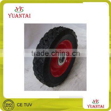 250 300 mm pu Foam Flat Free Rubber Wheels photo-2