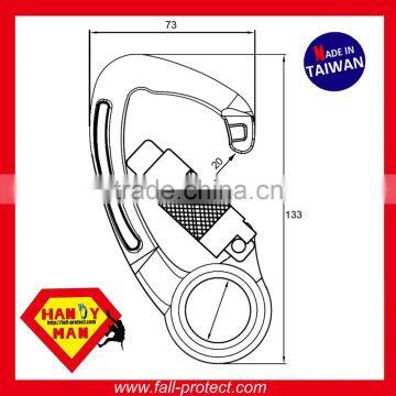 A140-22KSG Industrial Safety Forged Aluminum Captive Eye CE Standard Screw Gate Quicklock Locksafe Carabiner photo-6