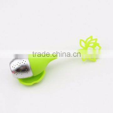 High Quality Metal Tea Infuser With Silicone Handle photo-2