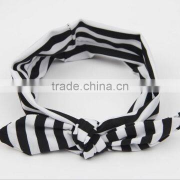 Fashion Rabbit Ears Headband Boutique Cotton Baby Headband Wholesale photo-4