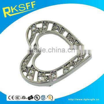 Unique Heart-shaped Beautiful Original Color Belt Buckle ob Hot Selling photo-2