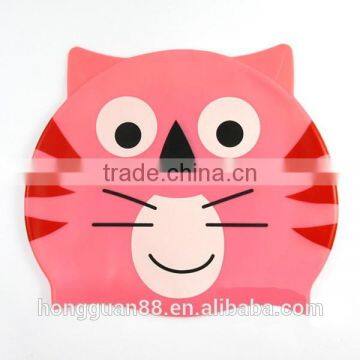 Fashionable Seepdo Quality Adult / Kid Sizes Customized Logo Printed Waterproof Silicone Swimming Cap