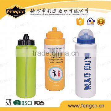 Eco-Friendly travelling Squeeze running plastic bottle for water