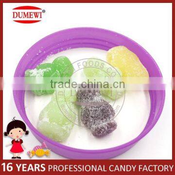 Halal Sugar Coated Fruit Jelly Gummy Candy