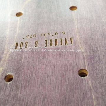 HS-X01 Canadian Maple Skateboard Deck photo-3