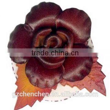 leather flower