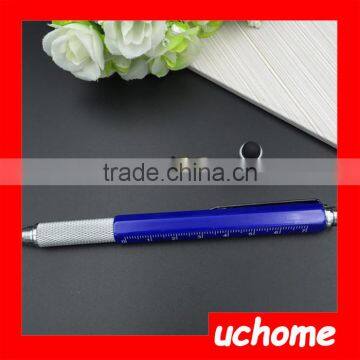 UCHOME 2017 Popular multi function 5 In 1 Gradienter touch stylus screwdriver ruler ballpoint multi tool pen