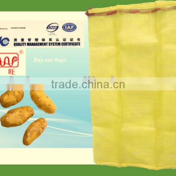 Packaging vegetables mesh bag , tubular plastic bag