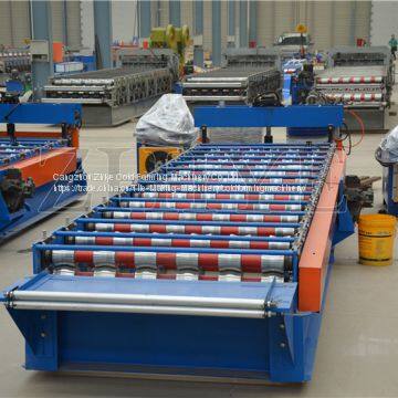 CNC Steel Metal Roof Sheet Roll Forming Machine photo-3