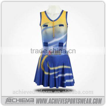 customized cheerleading crop tops,netball dresses table tennis jersey