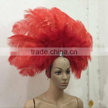 Feathered Brazil Headdress Accessory for Fancy Dress Dance Prop