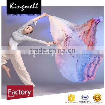 Custom digital printed classic women scarf 100% silk scarf factory china