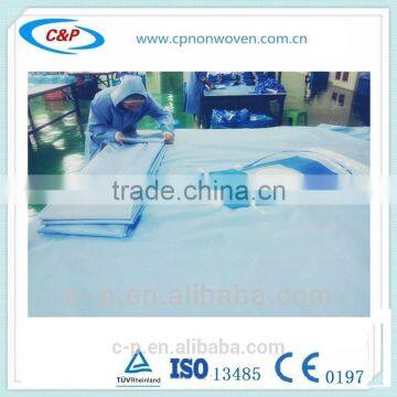 EO Sterilized Spine Hole Drape Pack With two-layers Nonwoven Material