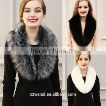 2016 new product Europe style multicolor faux fur scarf woman collar