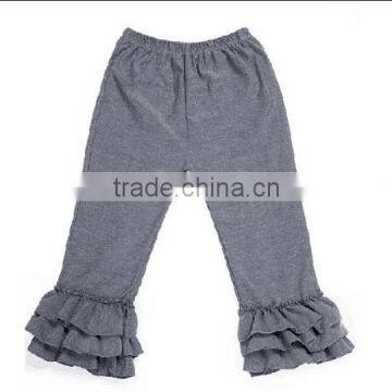 2016 Wholesale Baby Leggings Ruffle Pants Organic Baby Clothes photo-6