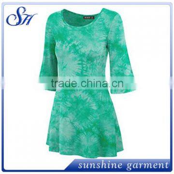 Fashion Latest Tie -Dye Summer Dresses Woman 2017 photo-4