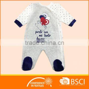 cute baby romper nice footed baby jumpsuit