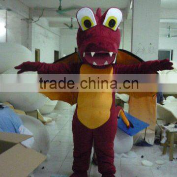 Red Flying Dragon Mascot Costume