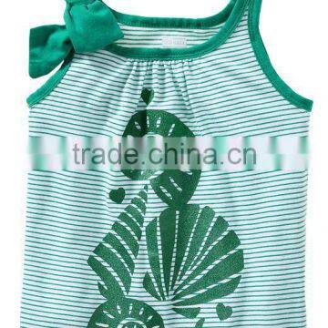 New trendy with bow children's garment