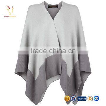 High Quality Wool Cashmere Coat Poncho for Sale photo-4