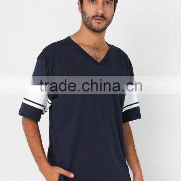 Hot Sale v Neck Two Tone t- Shirt Wholesale photo-5