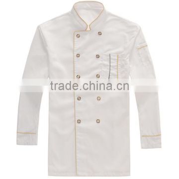 Guangzhou supplier cheap price chef coat/chef uniform/chef jacket wholesale