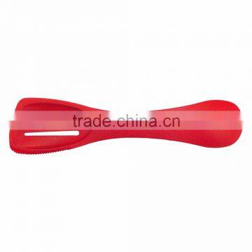 USA Made 4-in-1 Kitchen Spatula - Features a Spoon, Slotted Spoon, Turner and Serrated Edge and Comes With Your Logo. photo-2