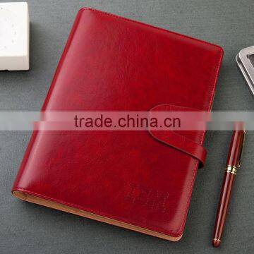 25K PU Leather Planner With Metal Buckle Custom Business Organizer Agenda Emboss/gold Stamp Logo photo-2