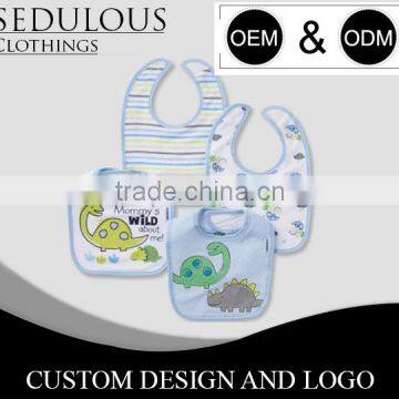 Hot sale baby bibs with gift set packing and custom design print