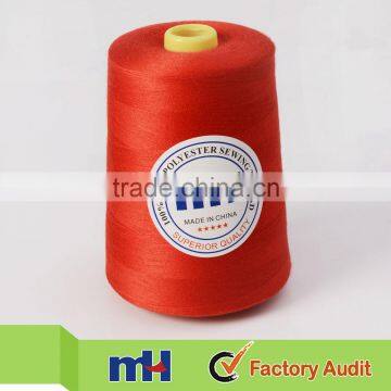 China manufacturer of 50 2 100 polyester sewing thread
