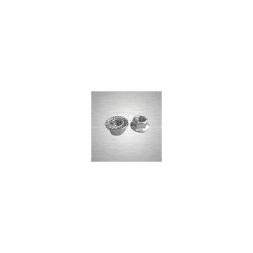 Stainless steel hexagon nuts with flange