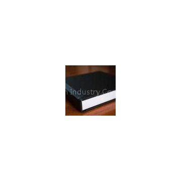 Elegant Black Family / Engagement 11x14 Leather Photo Albums With White Edge