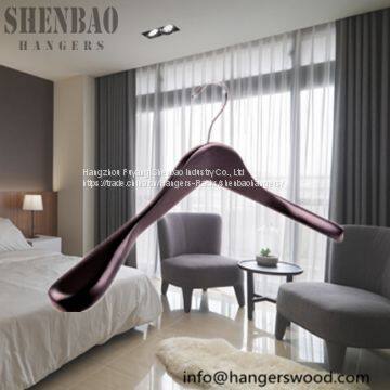 Plywood Cloth Hanger for Garment Boutique Laminated Wooden Hanger photo-4