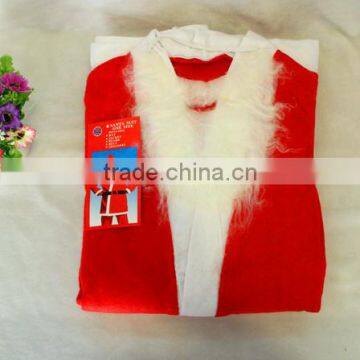 custmoized red santa christmas clothes for cosplay