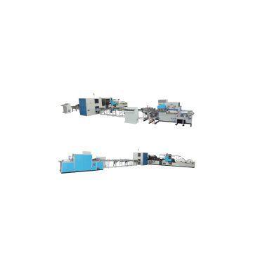 High Speed Full Automatic Kitchen Towel Paper Roll Production Line