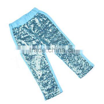 Wholesale Blank Baby Kids Boutique Pants Light Blue Pants In Stock Yiwu Gold Supplier