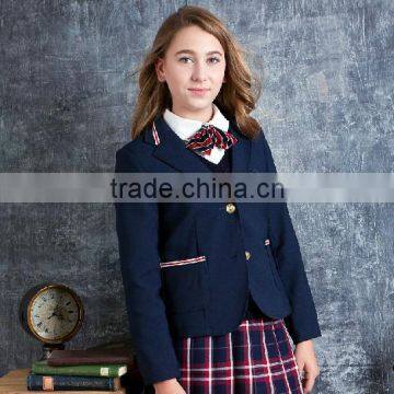 Cheap Winter Modern Blazer Middle School Uniform photo-2