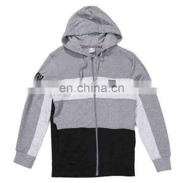 Wholesale Embroidery heavyweight Cotton Zipper Man Hoody