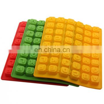 Quadrate shape ice tray mould, Arabic numerals letter ice mold